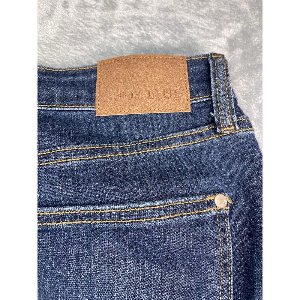 Judy Blue NWOT womens cropped 'Capri' premium jeans sz 7/28 summer travel - Picture 8 of 10